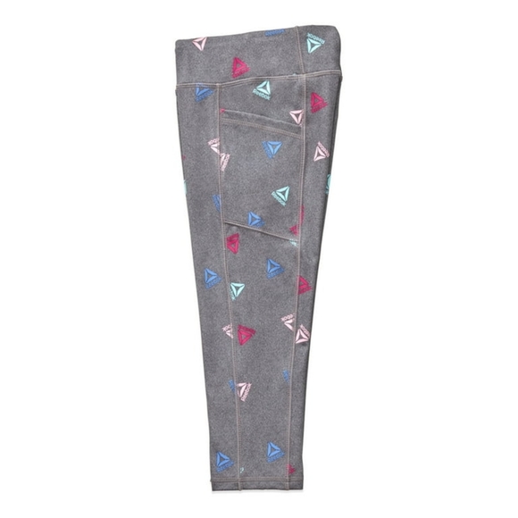 REEBOK girls printed Capri leggings NWOT - Picture 2 of 5